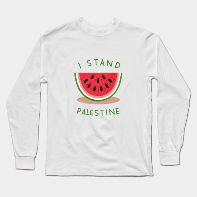 I stand with palestine Long Sleeve T-Shirt by Aldrvnd